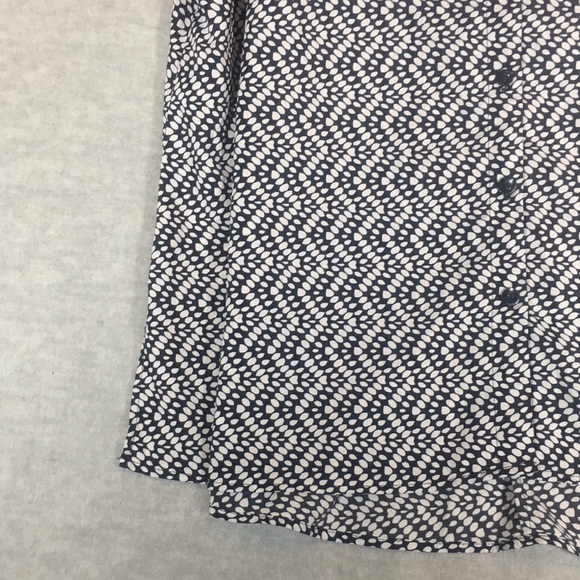 CATHERINE’S Easy Wear Easy Care Flowy A-Line Flutter Sleeves Button Up Shirt - Picture 8 of 14